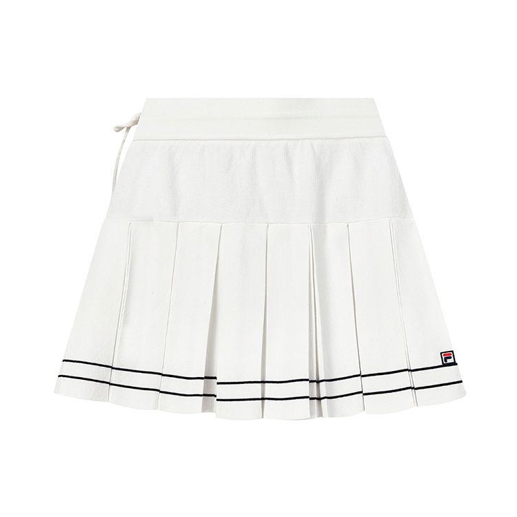 

Fila Athletics Fashion Woven Comfortable Pleated Casual Skirt Women skirts Jade-White A11W223302FWT L
