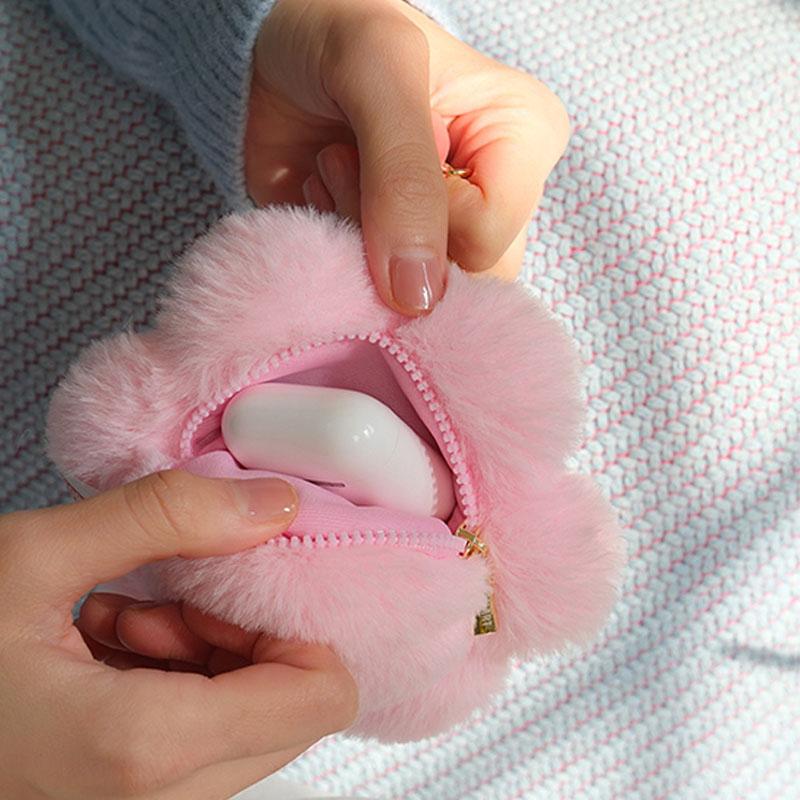 New POP MART CRYBABY Sadness Club Collection, Silicone Faux Fur Earphone Case Trend Based Products 13cm PPMT-2312-0076