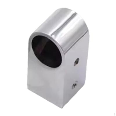 Stainless Steel Tube Fittings Wardrobe Hanging Rail Support Direct Replace Sturdy Attachment Closet