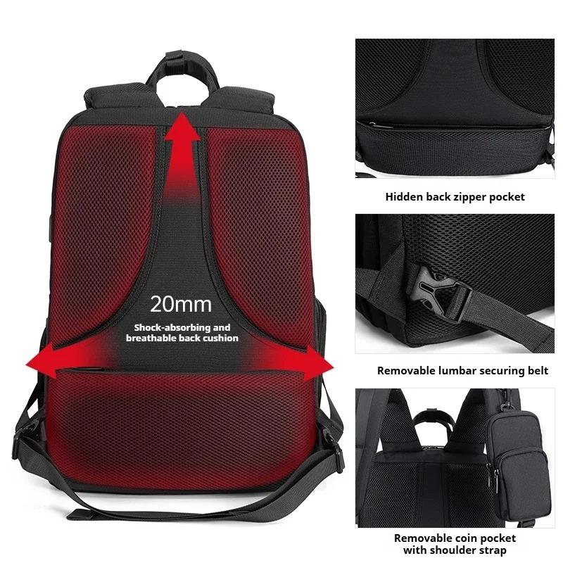 Backpacks Double Shoulder Camera Bag Large Capacity 900D SLR Camera Bag Multi-Function Stabilizer Storage Bag