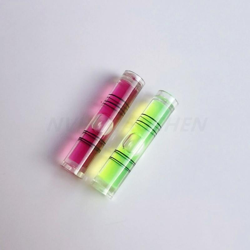 6.3*29 Mini Kreisförmige Horizontale Präzisionswasserwaage Rundes Blasen-Set Universal Grün Rundes Bullseye Messwerkzeug-Kit