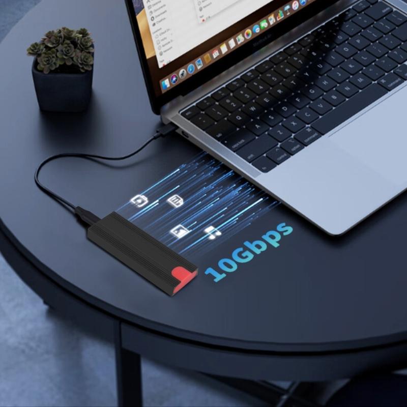Aluminum M.2 NVMe External Enclosure USB C 2230 2242 2260 2280 Hard Drive Enclosure Case Internal For Hard Drive
