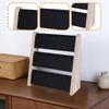 3 Tier Necklace Display Stand Chains Holder Wood Freestanding Jewelry Organizer Rack for