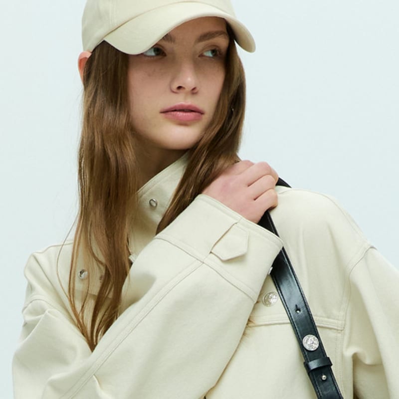 HACIE LOVE SYMBOL BALL CAP [BEIGE]