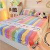 1pc Warm Bed Sheets for Winter Thick Flannel Fleece Fitted Bed Sheets Reactive Printed Drap De Lit Single/Queen/King Drap Housse
