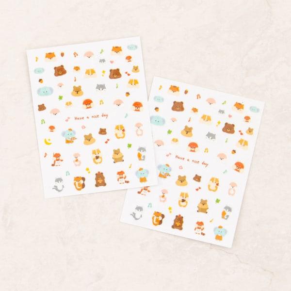 Friends With Chubby Cheeks, Pastry Chef Nail Stickers (2 Pieces)