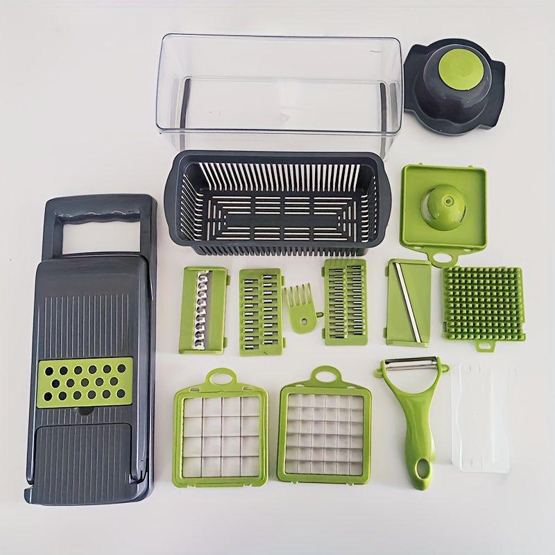 Multifunctional Potato Slicer and Grater: Dicer, Shredder, Chips Maker for Home Kitchen