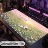 Custom Text Big Mousepad, Extended Desk Pad For Laptop Work GameSnoopy Peanuts