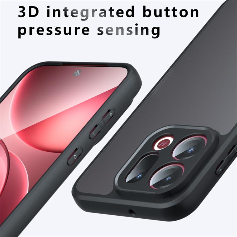 Durchscheinende Matte Handyhülle Für Oppo Find X9 Stoßfest Stoßfest Matte Rückseite Oppo Find X9 Pro Hülle Für Oppo Find X9 Hülle