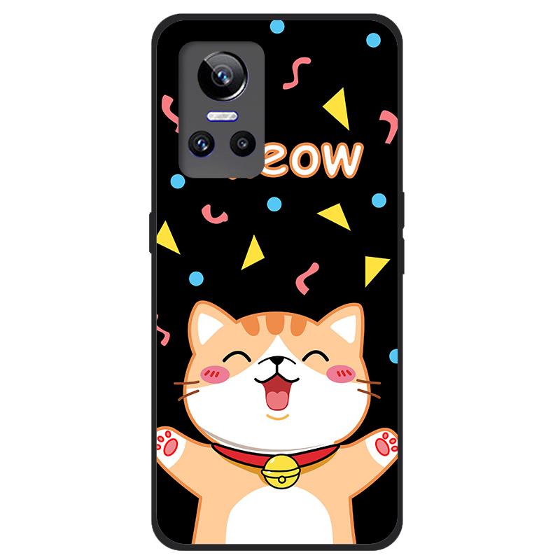 For Realme GT Neo 2 5G Case TPU Silicone Soft Cartoon Clear Case for Realme GT Neo 2 3 Neo3 Phone Cover Neo2T Transparent Coque