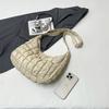 Women Soft Padded Hobo Shoulder Bag Lightweight Cloud Puffy Crossbody Bag Casual Commute Quilted Puffer Shopping Handbag