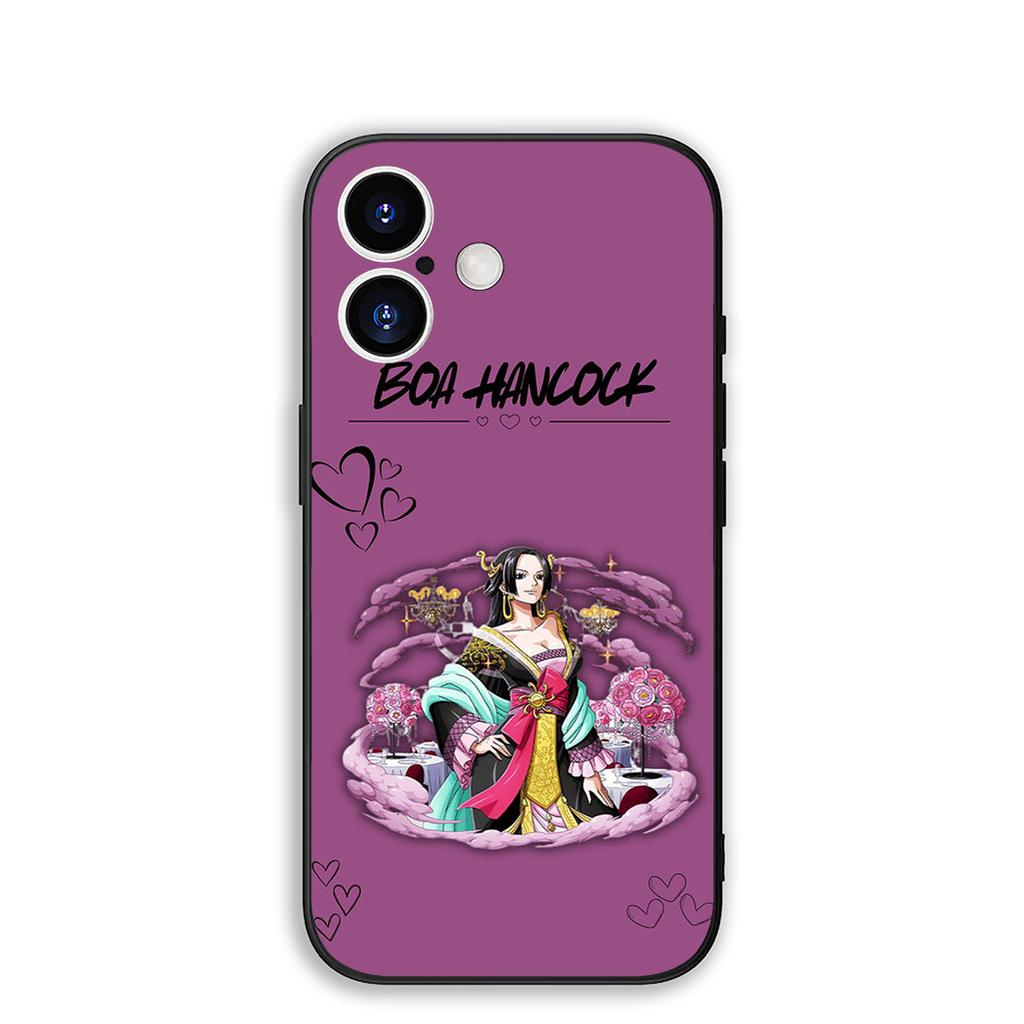 Cover for Apple iPhone 17 16 Plus 13 12 Pro Max Mini X XR Xs ProMax 16E 15+ 17+ Air Phone Case Zoro One Pieces Luffy Boa Hancock