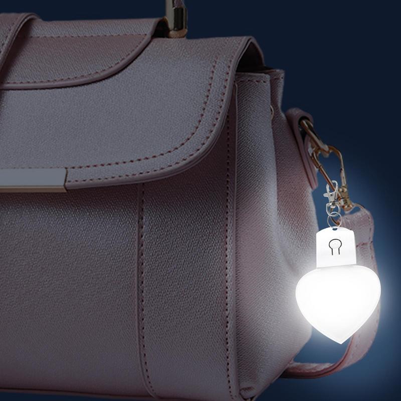 LED Handtaschenleuchte Leuchtende Handtasche Nachtlicht Wiederaufladbare LED Taschenleuchte Automatischer Sensor Handtaschenlampe Geschenke für Frauen und Mädchen