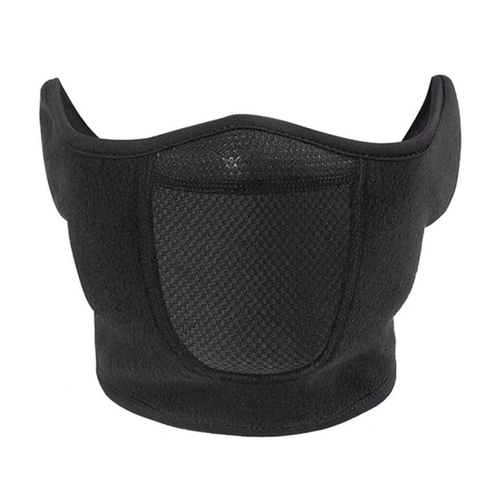 

Теплая маска Зимняя ветрозащитная для активного отдыха Рыбалка Спорт Бег Велоспорт Маска для лица Флисовая полумаска Защита ушей