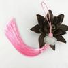 White Jade Lotus DIY Jewelry Curtain Clothes Decorative Accessories Key Car Bag Hanger Craft Tassels