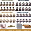 WII Military Figure Building Blocks: Weapons & Soldiers Toy Set for Boys