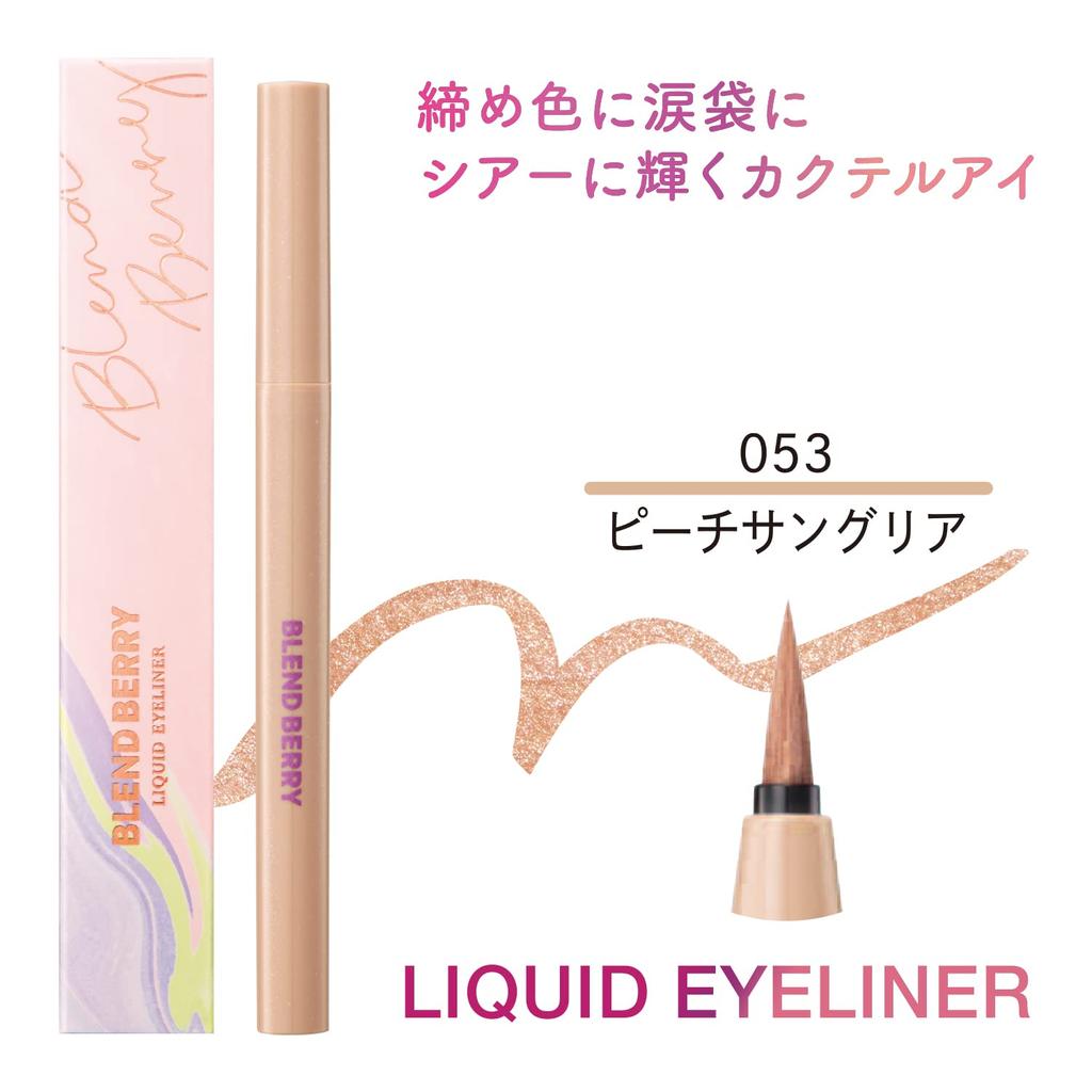 BLEND BERRY Playful Liquid Eyeliner M053 (Peach Sangria)
