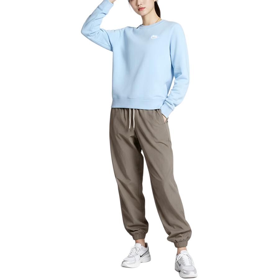 Nike Sweatshirts Women's Blue Crew Neck Moderate DQ5474-441
