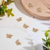 Beebeecraft 10Pcs/Box Butterfly Charms