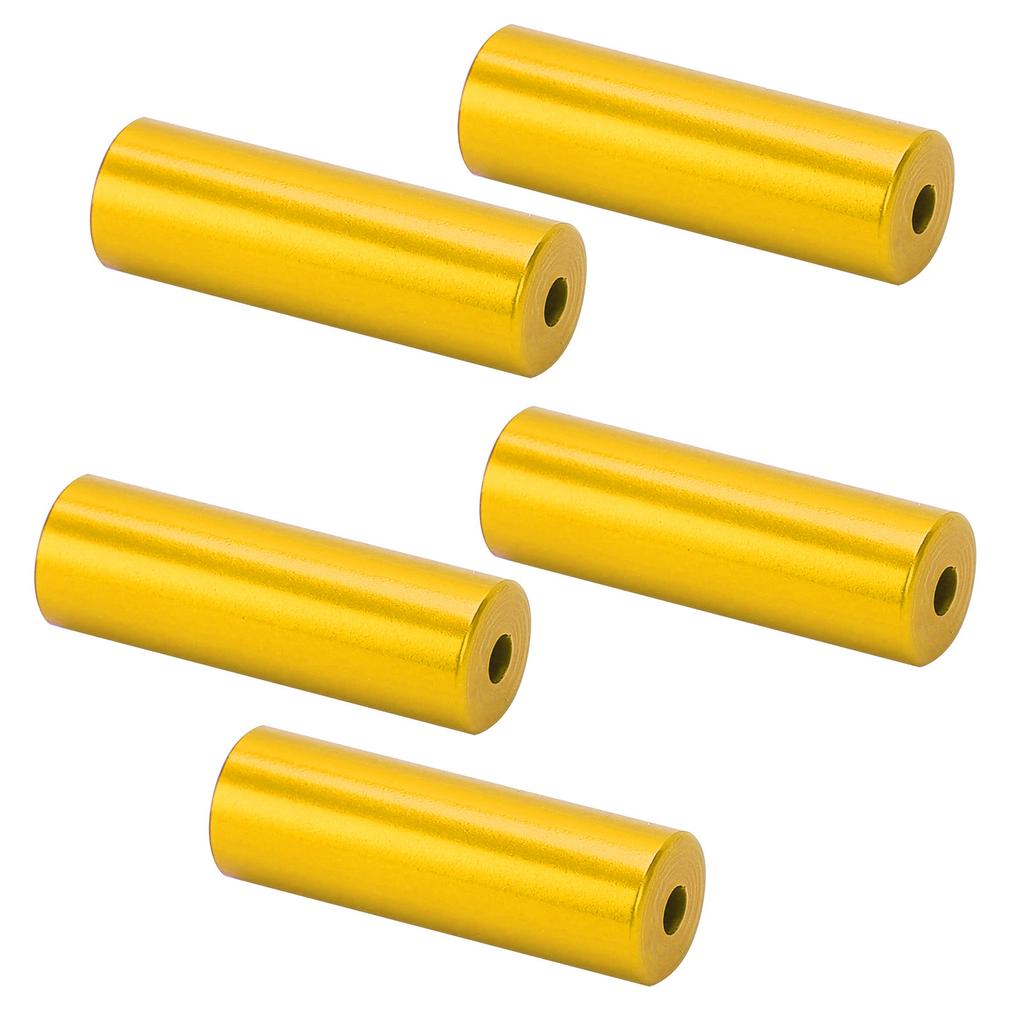 Fahrrad Schaltzughülle Endkappe aus Aluminiumlegierung für 4mm Kabel Schaltzughüllen Kappen ZubehörGold