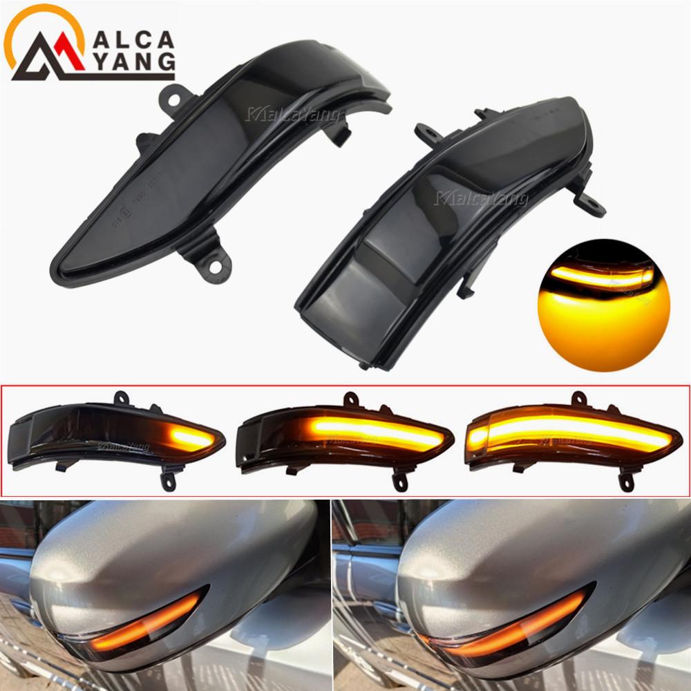 

2pc LED Car Rear View Side Mirror Turn Signal Light Rearview Mirror Repeater Lamp LED for Subaru Forester Outback Legacy Tribeca