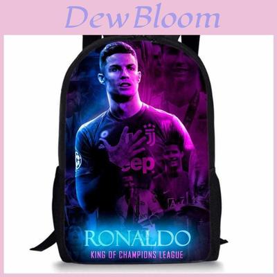 Cristiano Ronaldo Basketball Sports Backpack With Waterproof Polyester For Middle School Students
