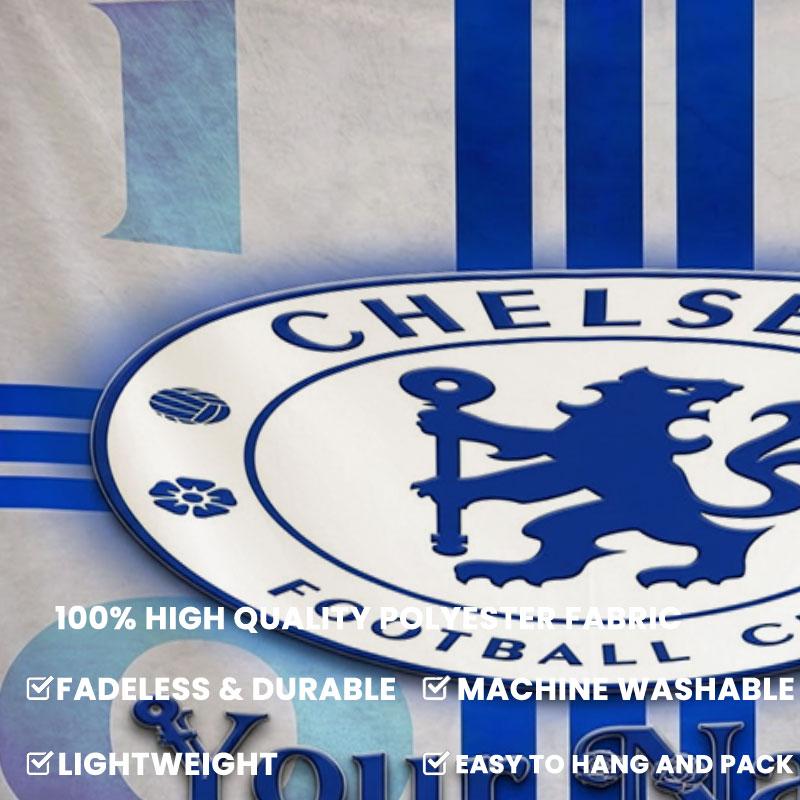 Chelsea F Custom Name Wall Tapestry Aesthetic Wall Hanging Printed Fabric Blanket Decorative Tapestries for Bedroom Living Room Home Decor