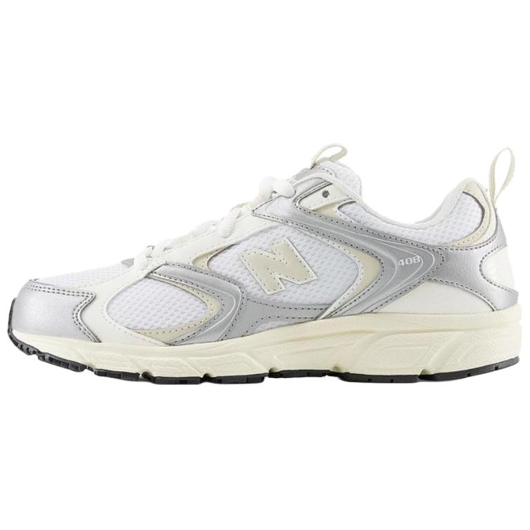 New Balance 408 Comfortable Versatile Durable Low-Top Dad Shoes Unisex Sneaker White Silver ML408GM