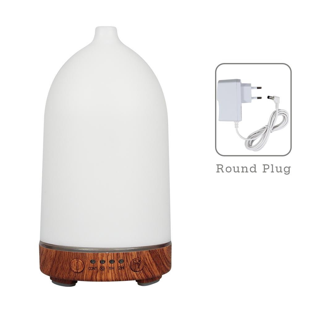 100ML Essential Oil Diffuser Desktop Ultrasonic Air Humidifier Home Fragrance Aroma Diffuser with 7 LED Color Changing Light