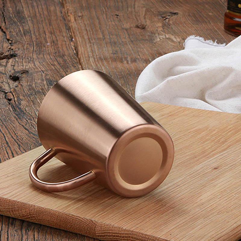 Stainless Steel Coffee Mug Double Wall Beer Mugs Cups For Coffee Milk Tea Kitchen Tools