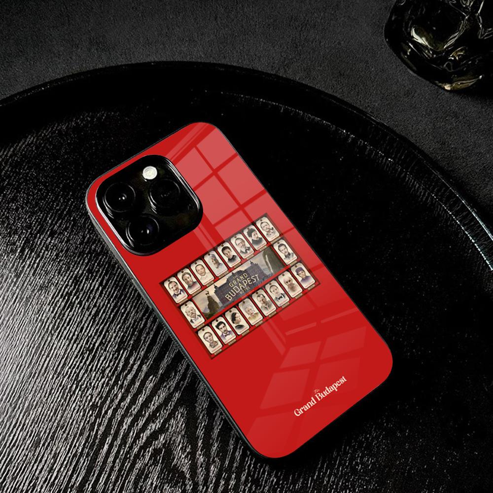 The Grand BudapestS Hotel Phone Case Tempered Glass For IPhone 17 16 13 14 12 15 11 Pro Max Plus Mini X XR SE2020 Coque