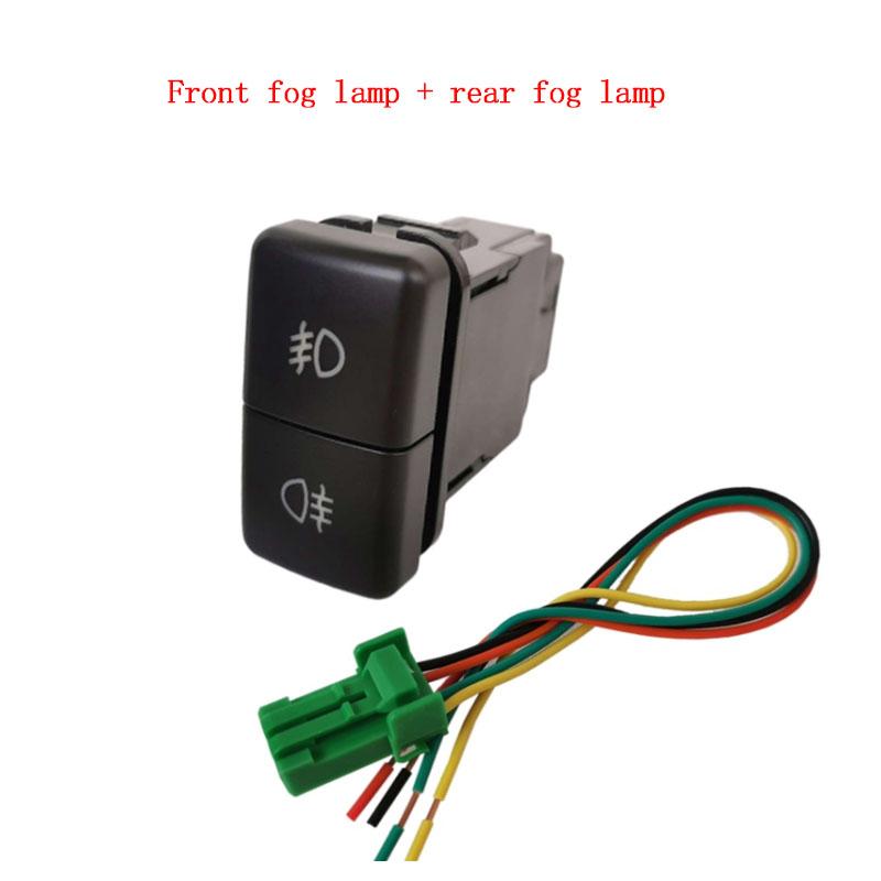 1PC Dual Key Dual Schalter Differential Sperre Kraftstoff Tank ABS Winde Schalter Taste Für Toyota FJ Cruiser Prado 120 alt