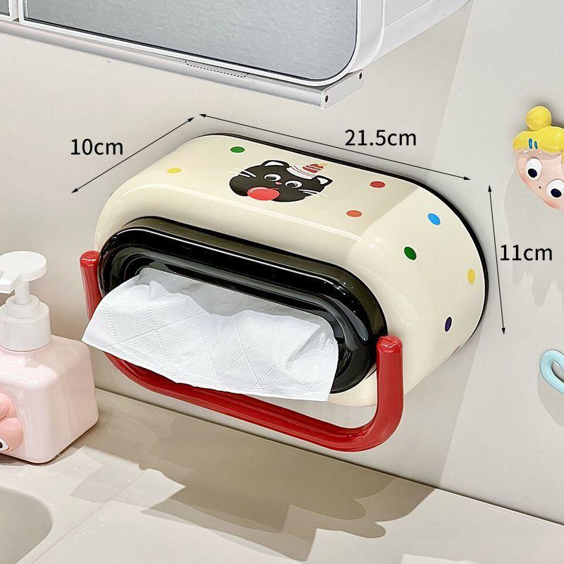 2025 Wall-Mounted Multi-functional Tissue Box and Towel Rack for Bathroom & Kitchen