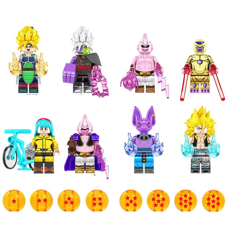 Building Dragon Ball Blocks Abs Plastic Figure Kids Birthday Gift Decoration Toy