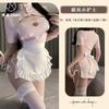 Lingerie Season End Pure Sexy Nurse Uniform Ultra Short Strap Stand-Up Collar Empty Cosplay