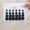 12 Pairs of Fashionable and Simple Zircon Imitation Women's Earring Set Suitable for Daily Wear, Holiday Gifts, Classic Zircon