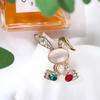 Jewelry Pearls For Women Rabbit Brooch Rhinestone Pins Korean Style Brooch Suit Accessories