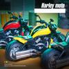 Modely motocyklů v měřítku 1/12, stahovací hračka se zvukem a světlem pro děti Batole Kluci Dívčí Dárková kolekce
