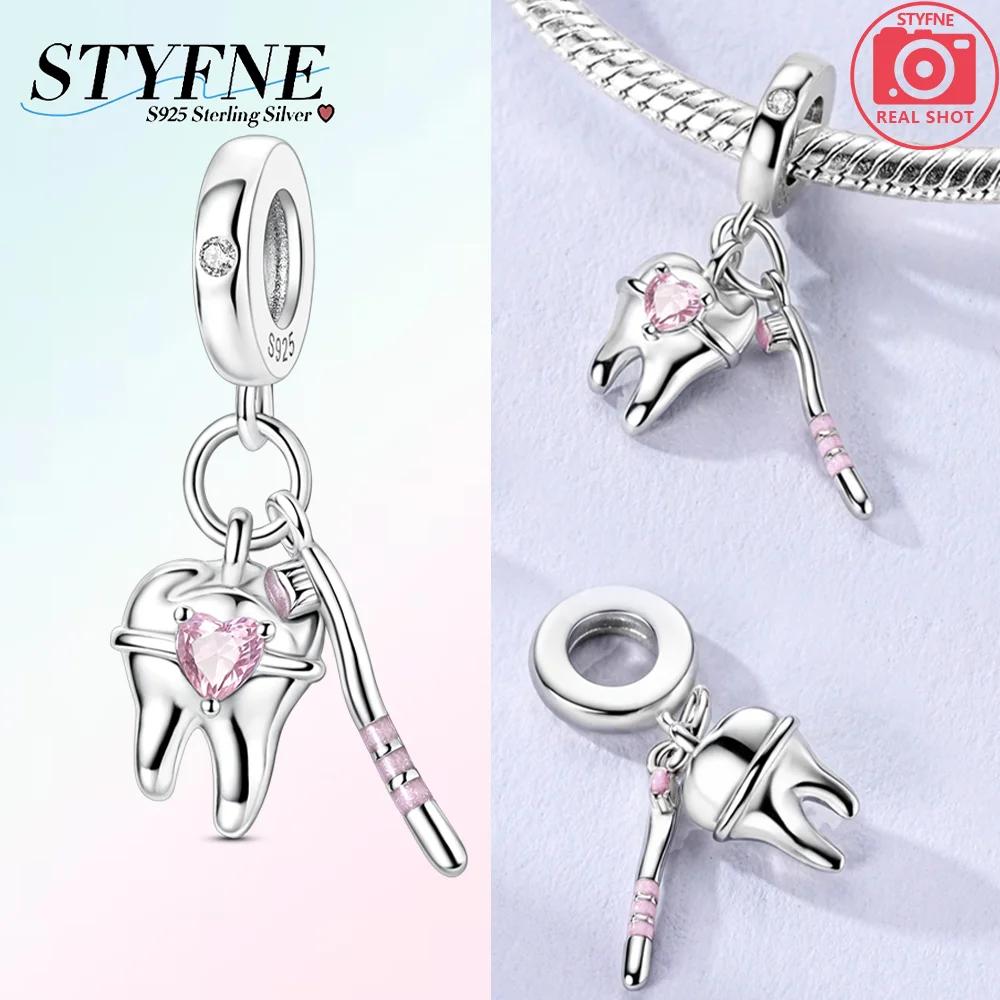 Charm Plataoriginales Luminous Rose Ballet Bead For Charms Copper Bracelet Beads Jewellery Making Women'S Gift