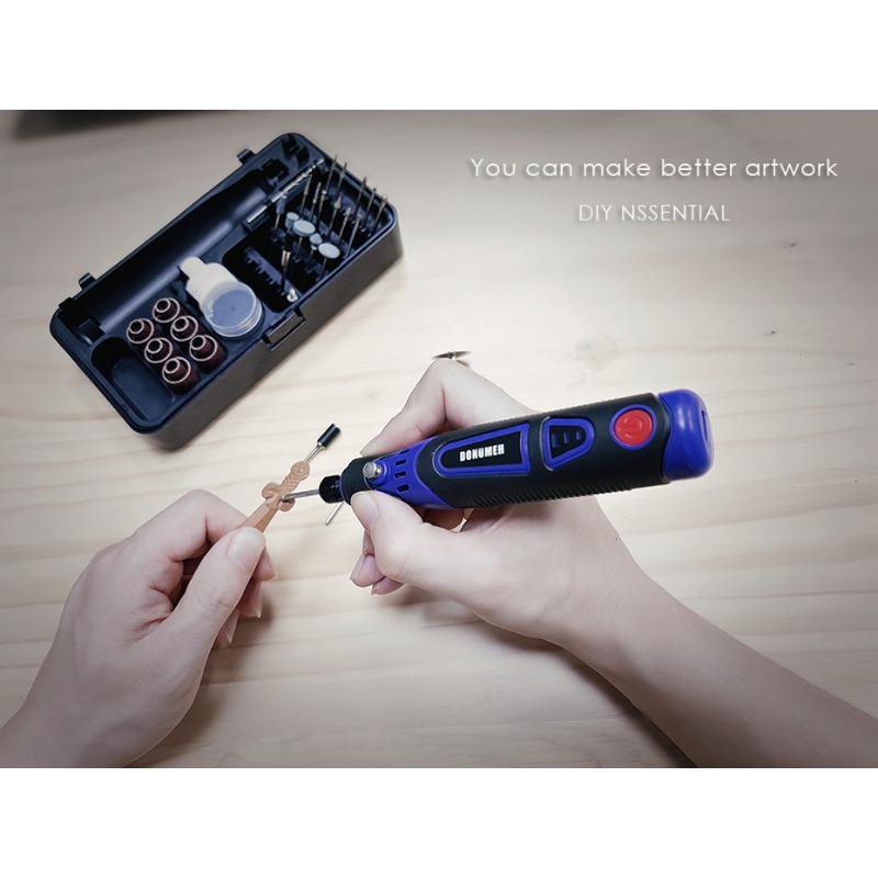 3.6V Electric Grinder Engraving Machine Handheld Polishing Tool Jade Carving Electric Mini Drill Set