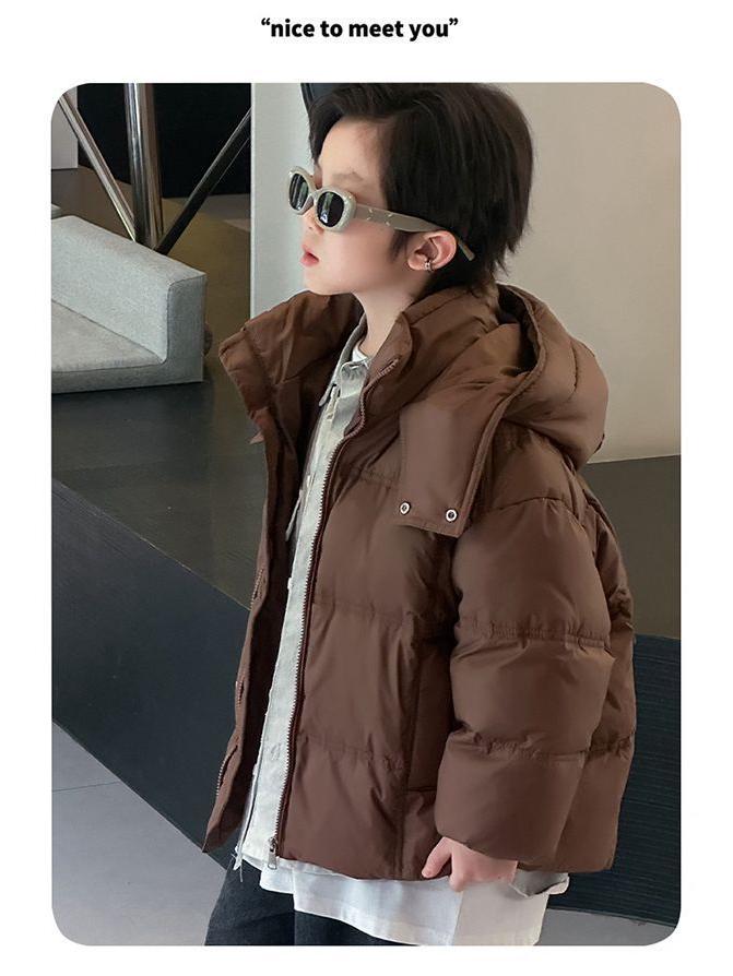 2025 New Kids' Winter Thick Down Jacket Casual Warm Coat for Boys and Girls