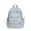 Schoolbag new schoolbag female Korean version ins literary small fresh wind junior high school student backpack large capacity casual backpack