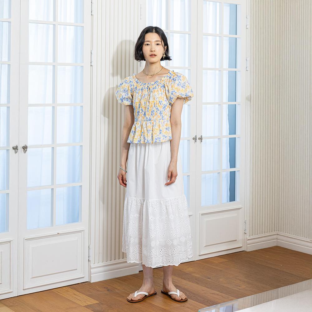 Laengsseon Ls_Coastal White Skirt