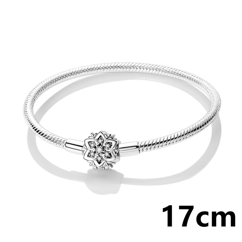 Fashion Copper Dangle Charm Beads Winter Snow Original Accessories Bracelets Diy For Pendant Necklace Making Women
