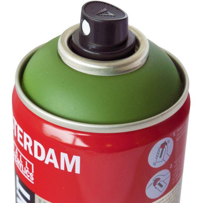 Bombe de peinture Amsterdam 400 ml vert olive foncé