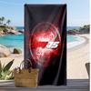 Asciugamano da Spiaggia Stampa F1 Morbido Portatile Asciugatura Rapida?Asciugamano Asciutto Per Piscina Vacanza Estiva Sport all'Aperto