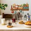 Watercolor Kitchenware, Food Shelves, Kitchen Wall Decoration Stickers
