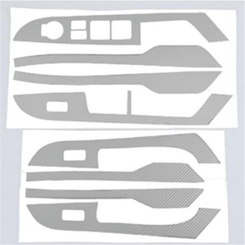 Car carbon fiber car stickers door panel armrest sticker,auto accessories for KIA Rio k2