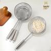 Stainless Steel Flat Bottom Noodle Skimmer Spoon Strainer Sieve for Kitchen Use