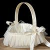 Wedding Baskets for Flower Girls Bridesmaid Anniversary Ceremony Candy Basket